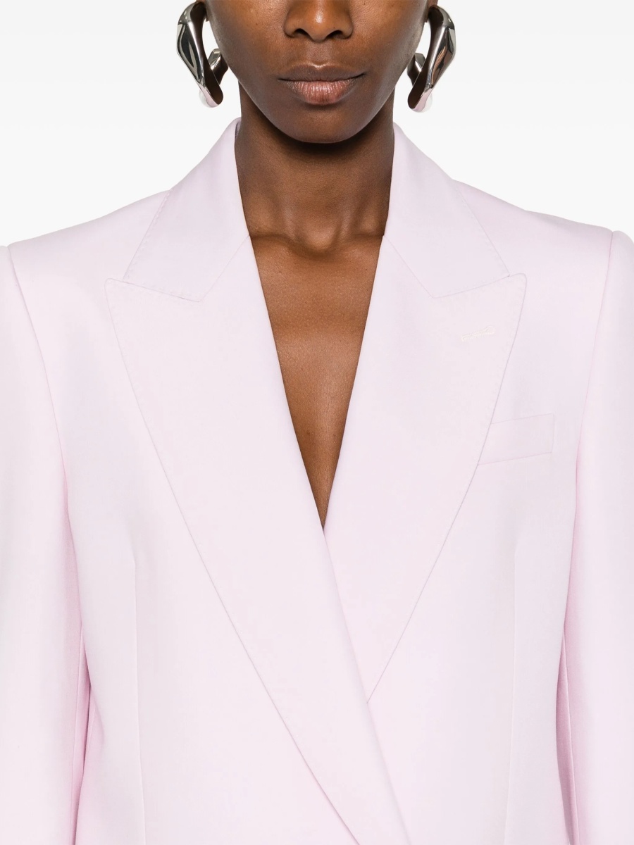 Sacou Alexander McQueen roz din lana - Img 5
