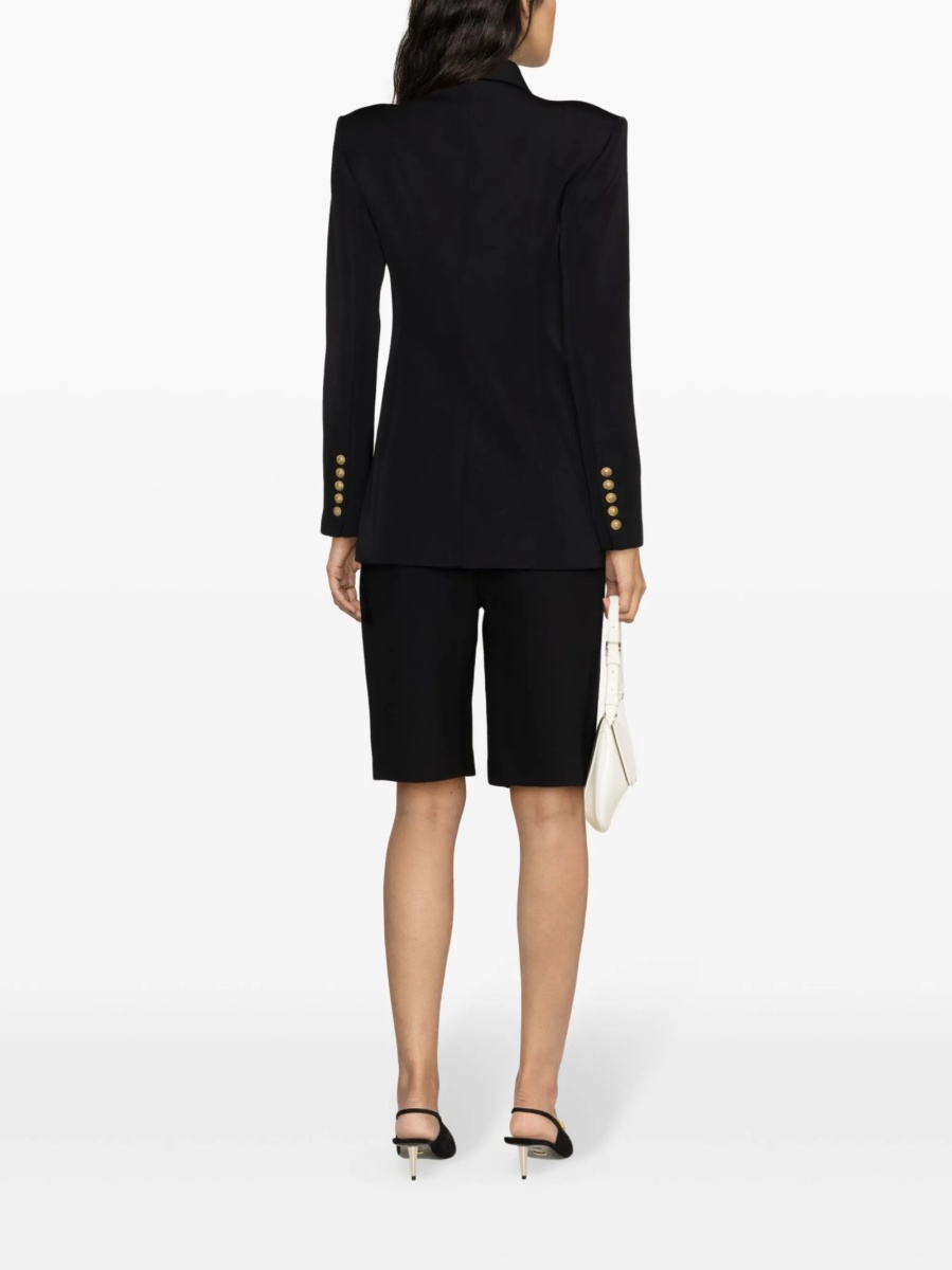 Sacou Balmain negru din lana - Img 4