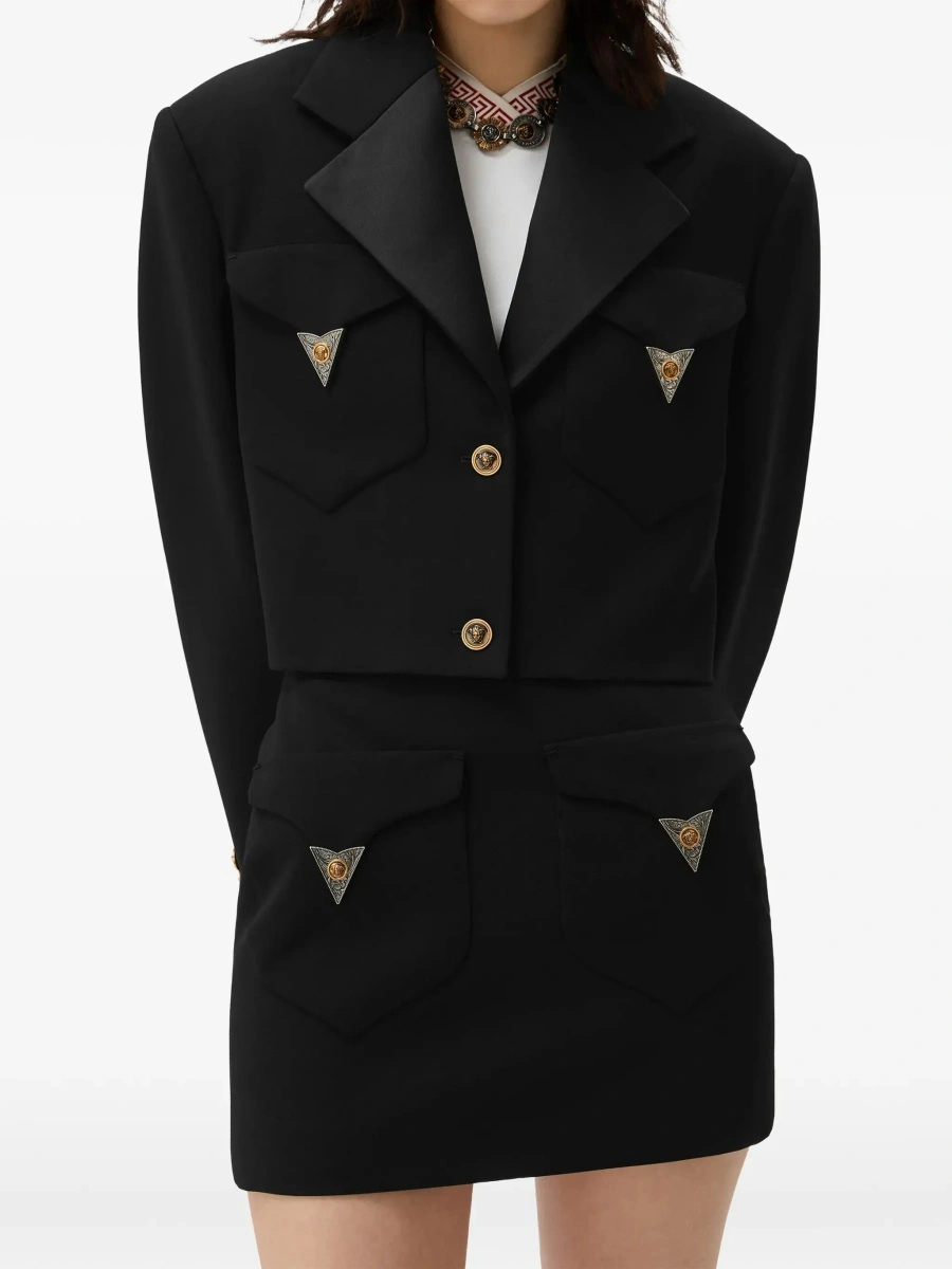 Sacou Cropped wool Blazer - Img 5