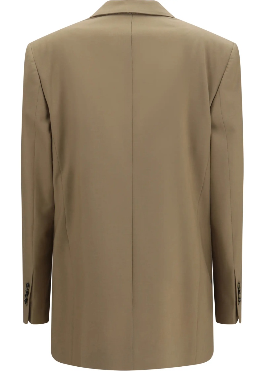 Sacou Double-breasted stretch wool blend Blazer - Img 2