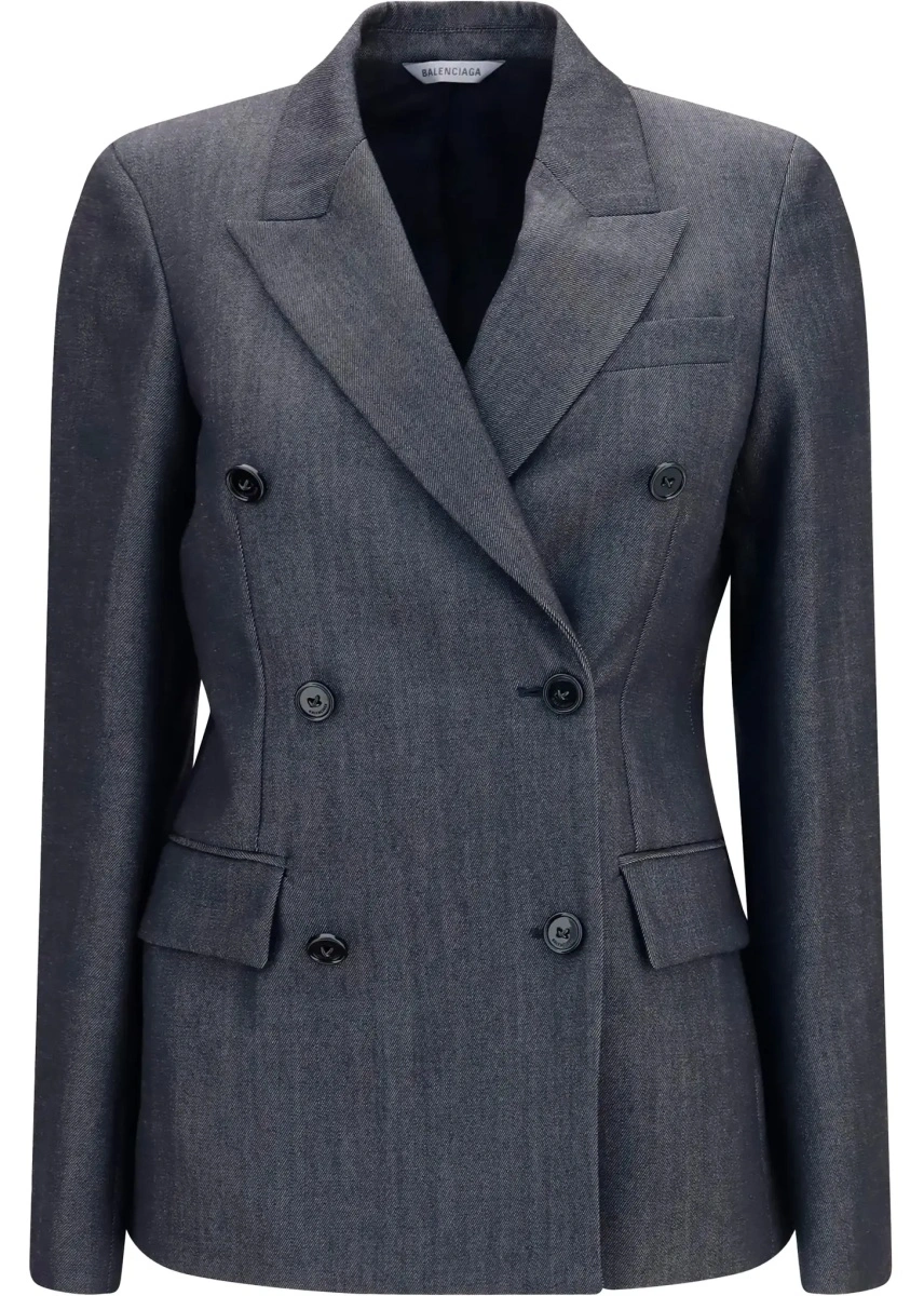 Sacou Double-breasted wool Blazer - Img 6