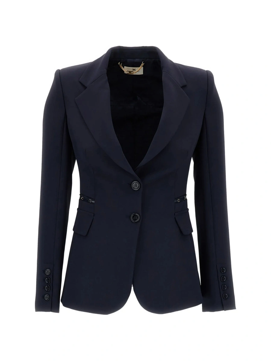 Sacou Elisabetta Franchi albastru - Img 5