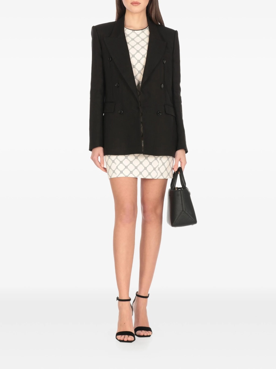 Sacou Elisabetta Franchi negru din vascoza si in - Img 2