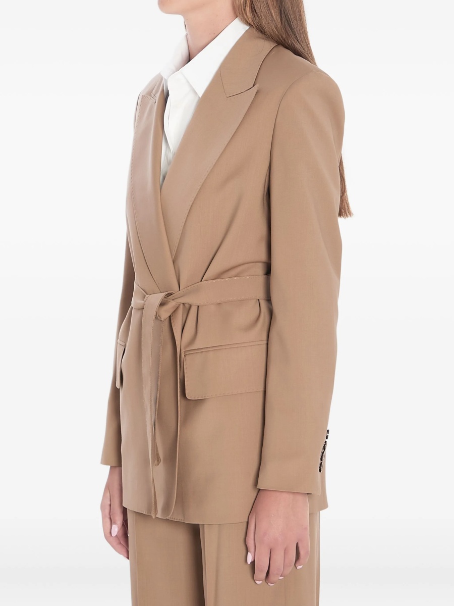 Sacou Max Mara neutru din lana - Img 2