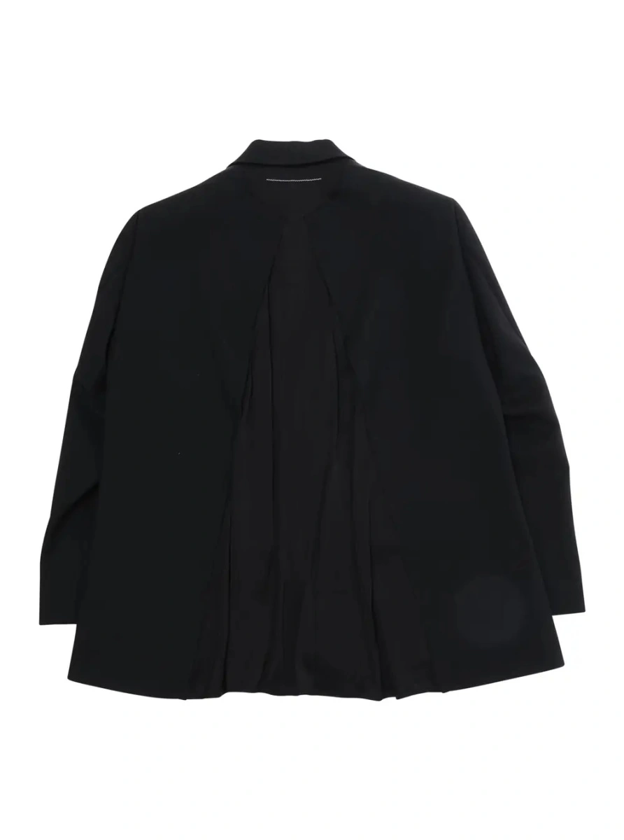 Sacou MM6 MAISON MARGIELA KIDS negru din lana - Img 2