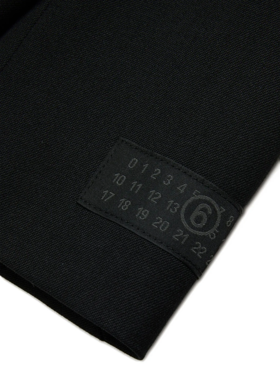 Sacou MM6 MAISON MARGIELA KIDS negru din lana - Img 6