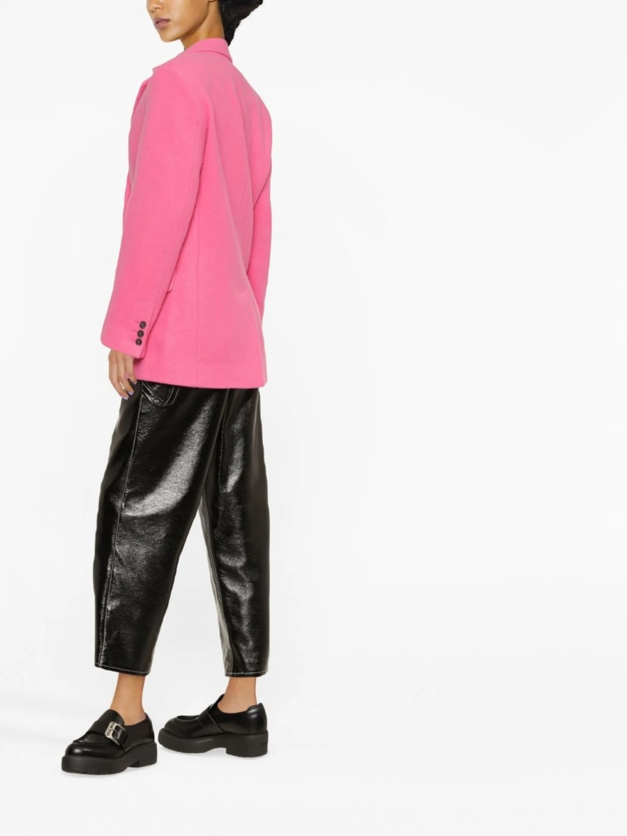 Sacou MSGM roz din lana si poliamida - Img 3
