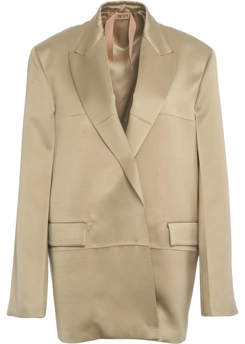 Sacou Oversized satin blazer - Img 2
