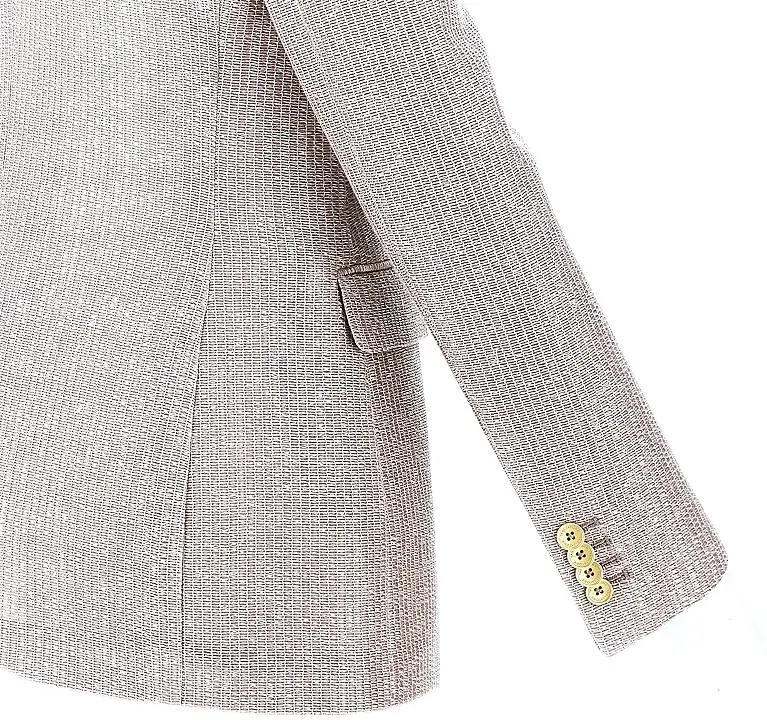 Sacou 'Parigi' cotton double-breasted jacket - Img 2