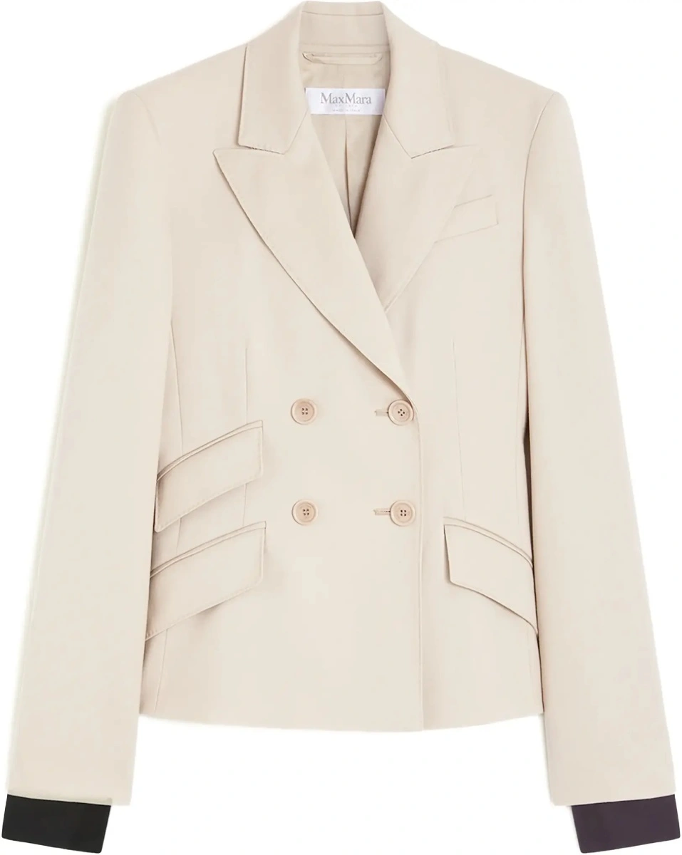 Sacou Placido double-breasted Blazer in wool, mohair, and silk - Img 6