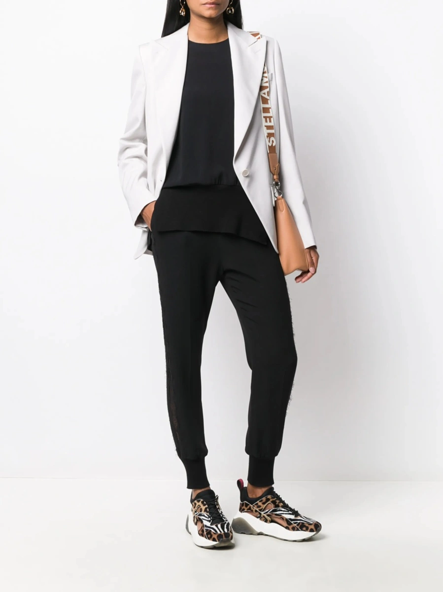 Sacou Stella McCartney gri din bumbac - Img 2