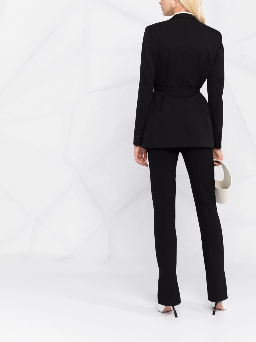 Sacou Stella McCartney negru din lana si bumbac - Img 4