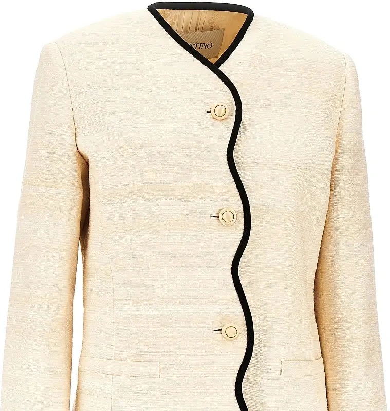 Sacou Valentino Garavani din matase si in - Img 2