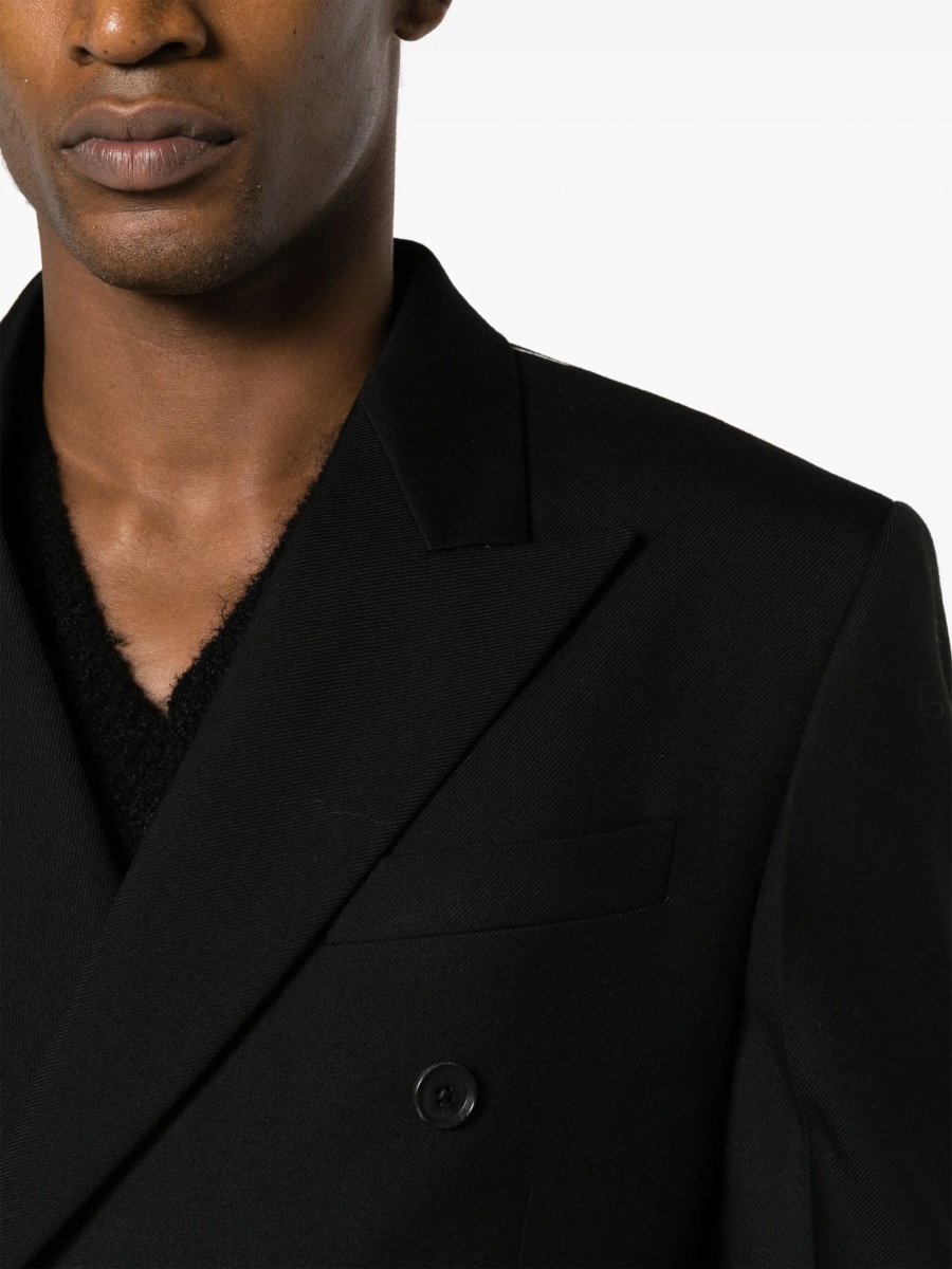 Sacou Versace negru din lana - Img 5