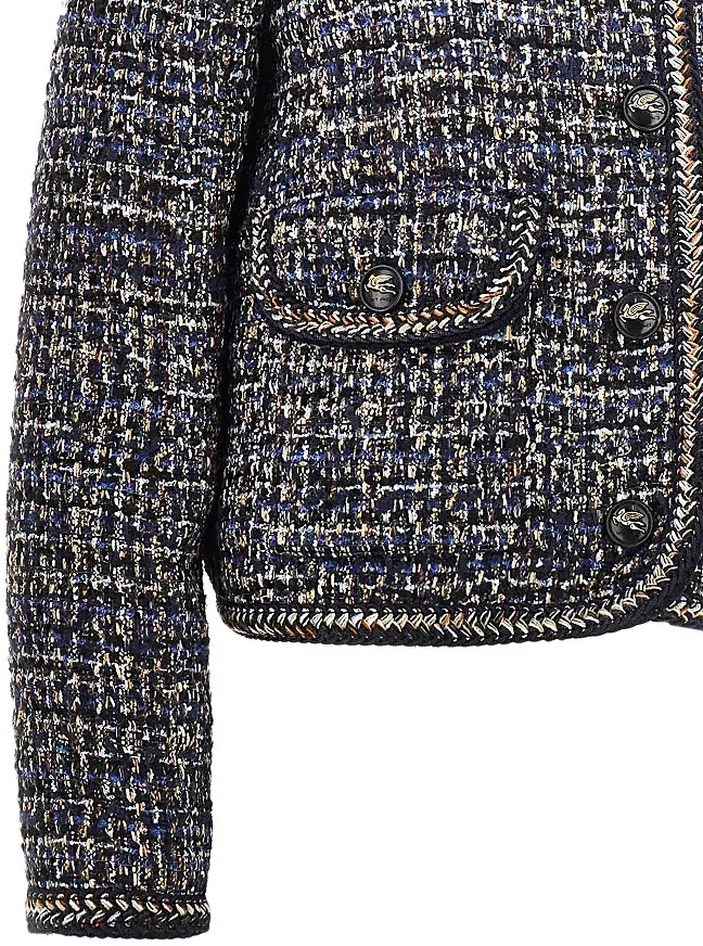 Sacou Wool-blend tweed jacket - Img 2