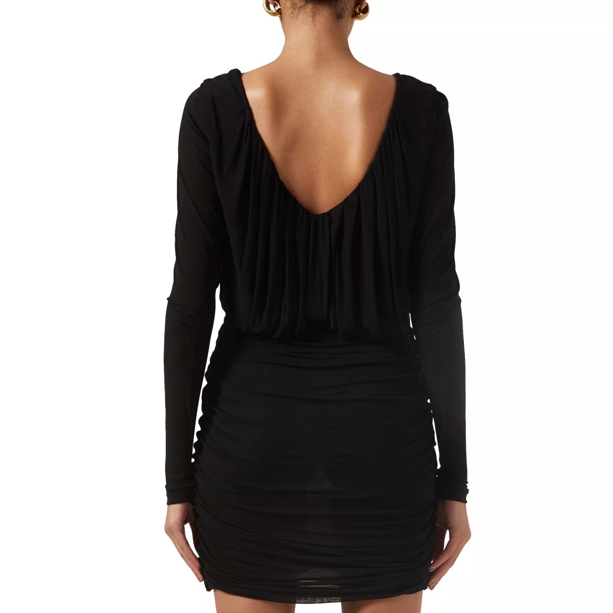 Saint Laurent Mini Draped Dress - Img 3