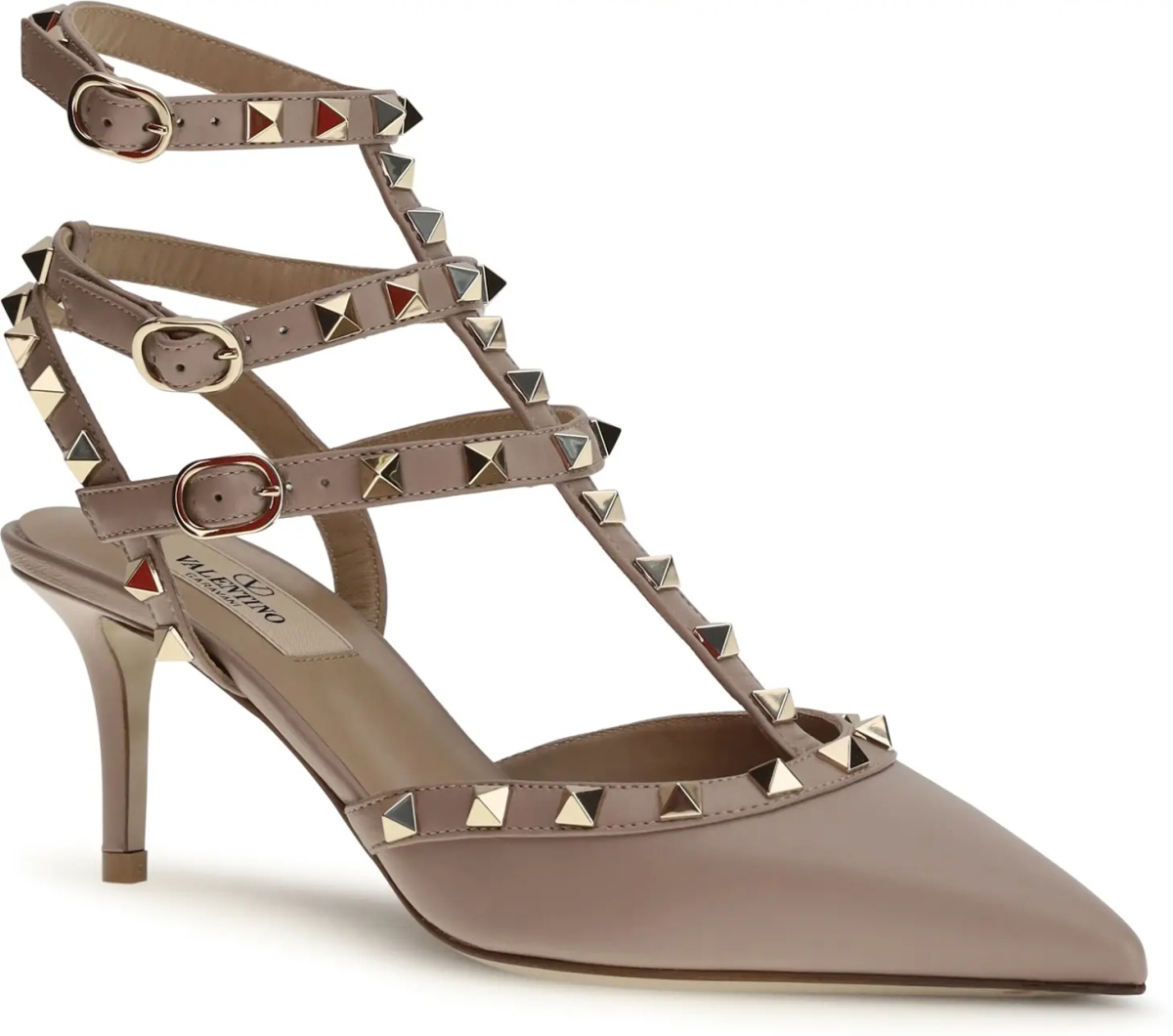 Sandale ANKLE STRAP | ROCKSTUD | T. 65 | VITELLO - Img 2