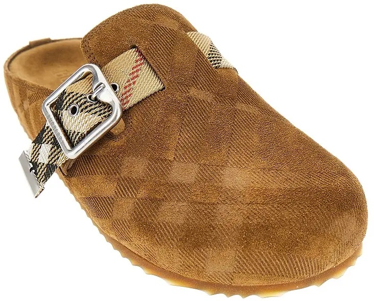 Sandale Check suede leather 'Urchin' clogs - Img 2