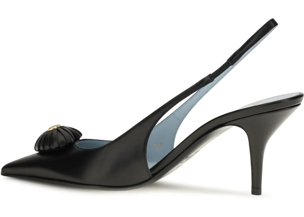 Sandale Coeur Royal Slingback leather Pumps - Img 3