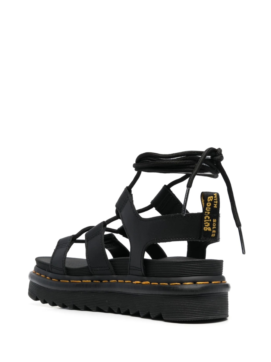 Sandale Dries Van Noten negre din piele - Img 3
