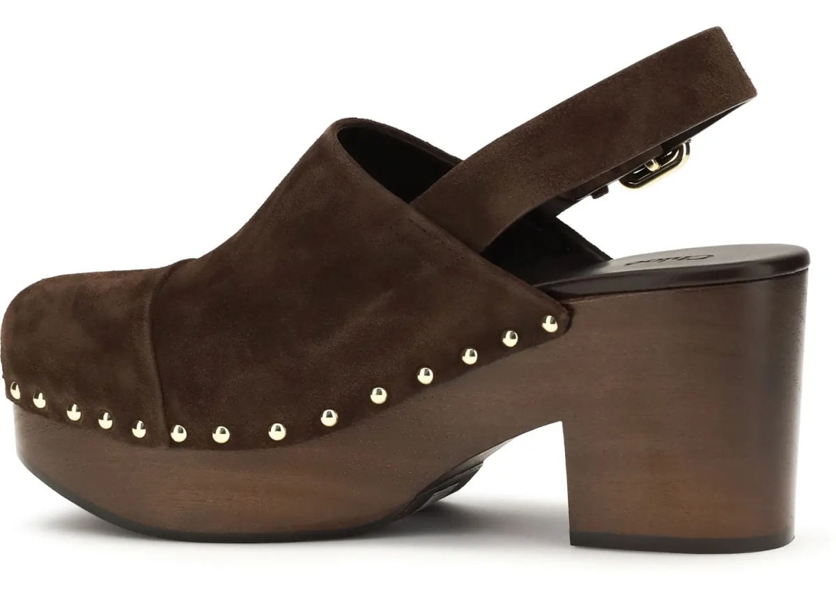 Sandale Jeannette wedge Clogs in glossy calfskin - Img 3
