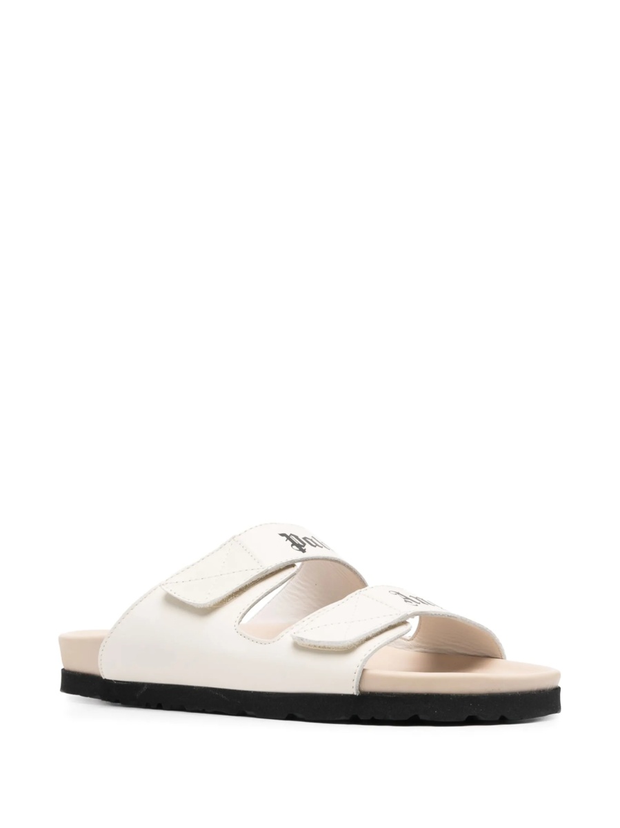 Sandale Palm Angels neutre din piele - Img 2