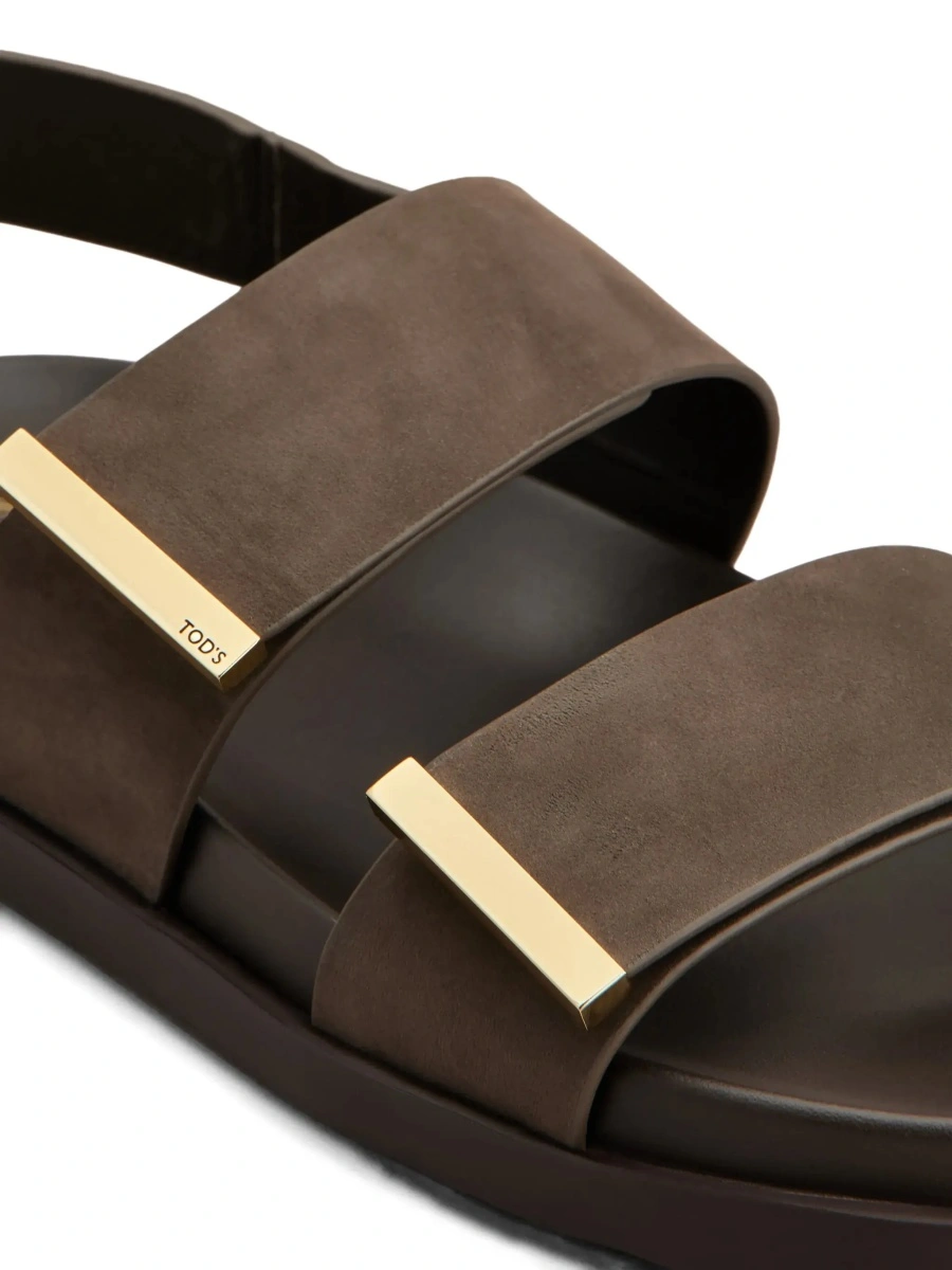 Sandale TOD'S maro din piele - Img 8