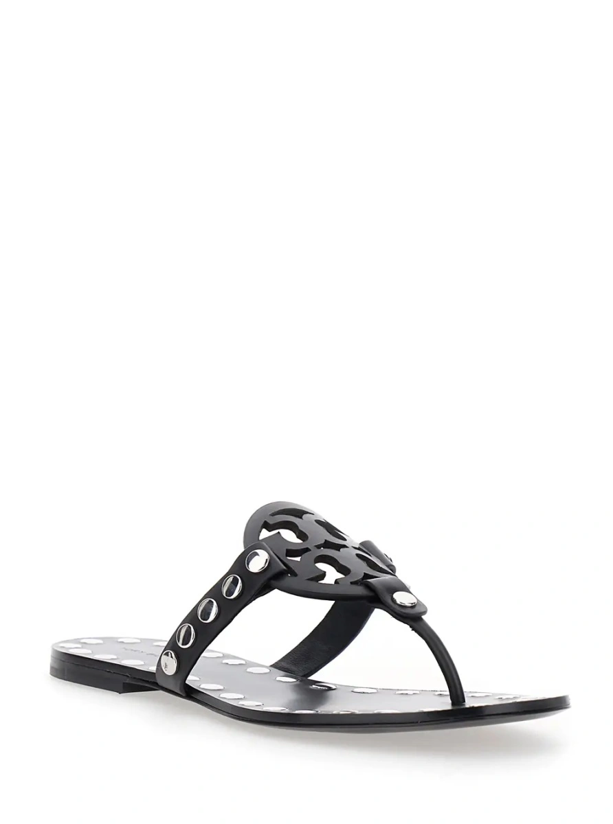 Sandale Tory Burch negre din piele - Img 2