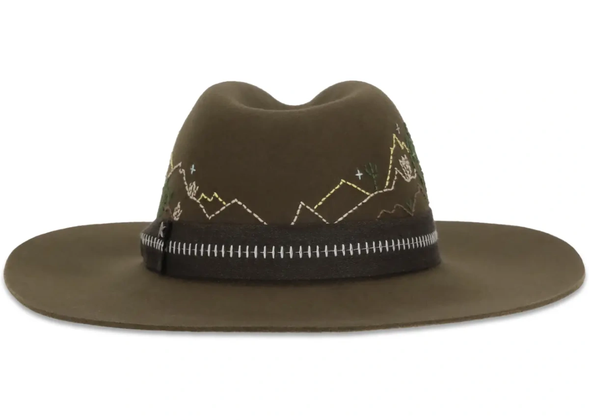 Sapca Embroidered Fedora Hat - Img 2