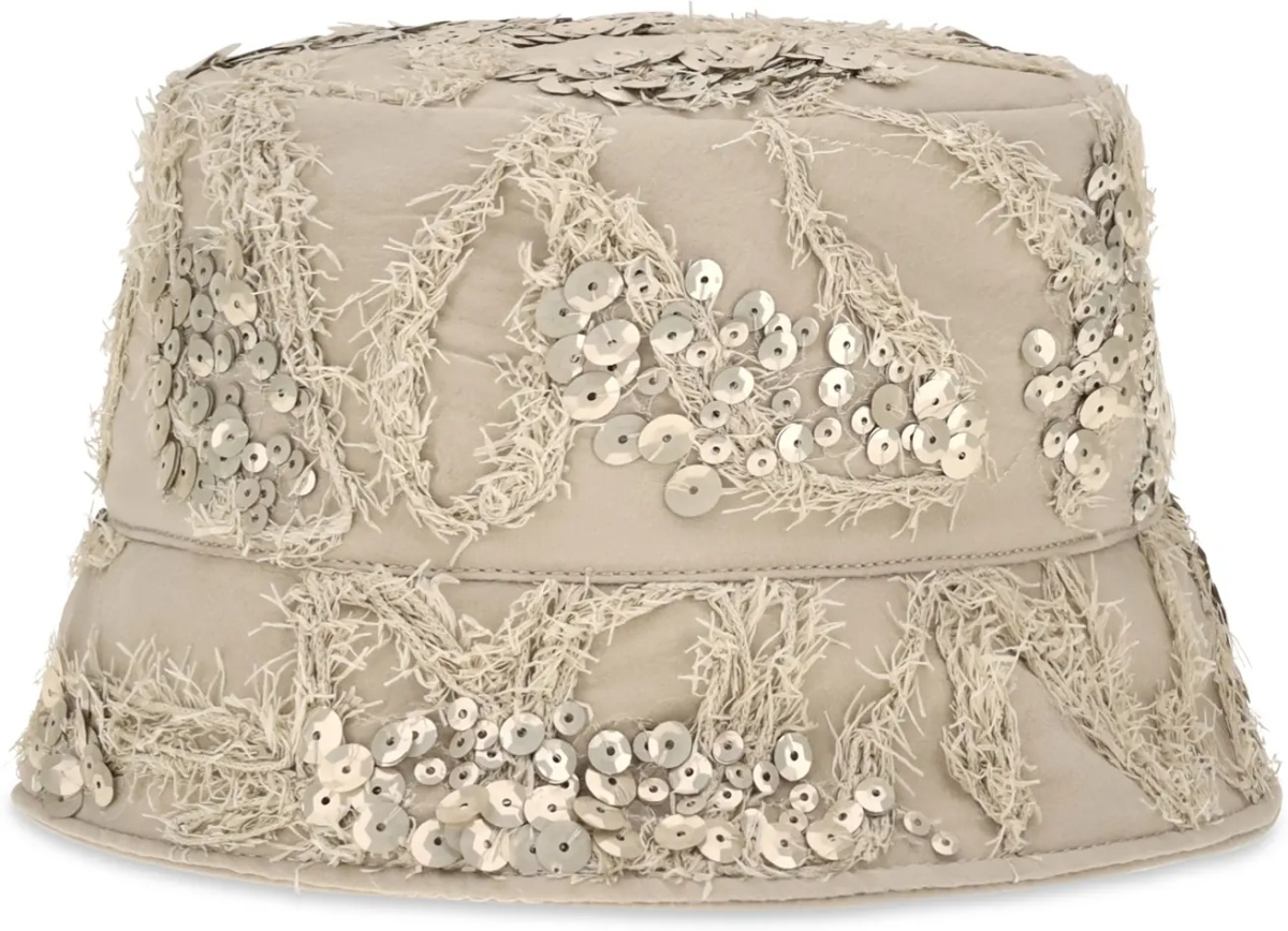Sapca Embroidered sequin Bucket Hat - Img 2
