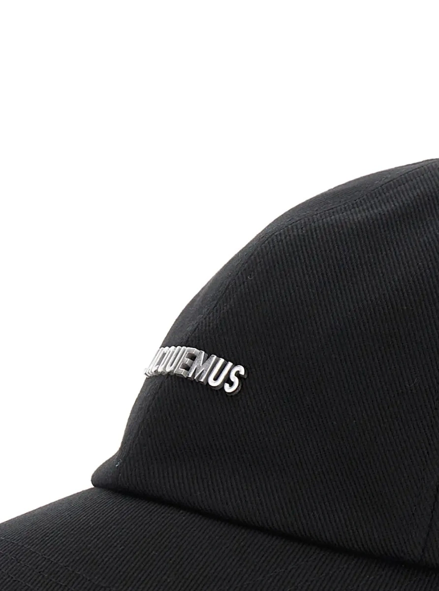 Sapca JACQUEMUS neagra din bumbac - Img 3