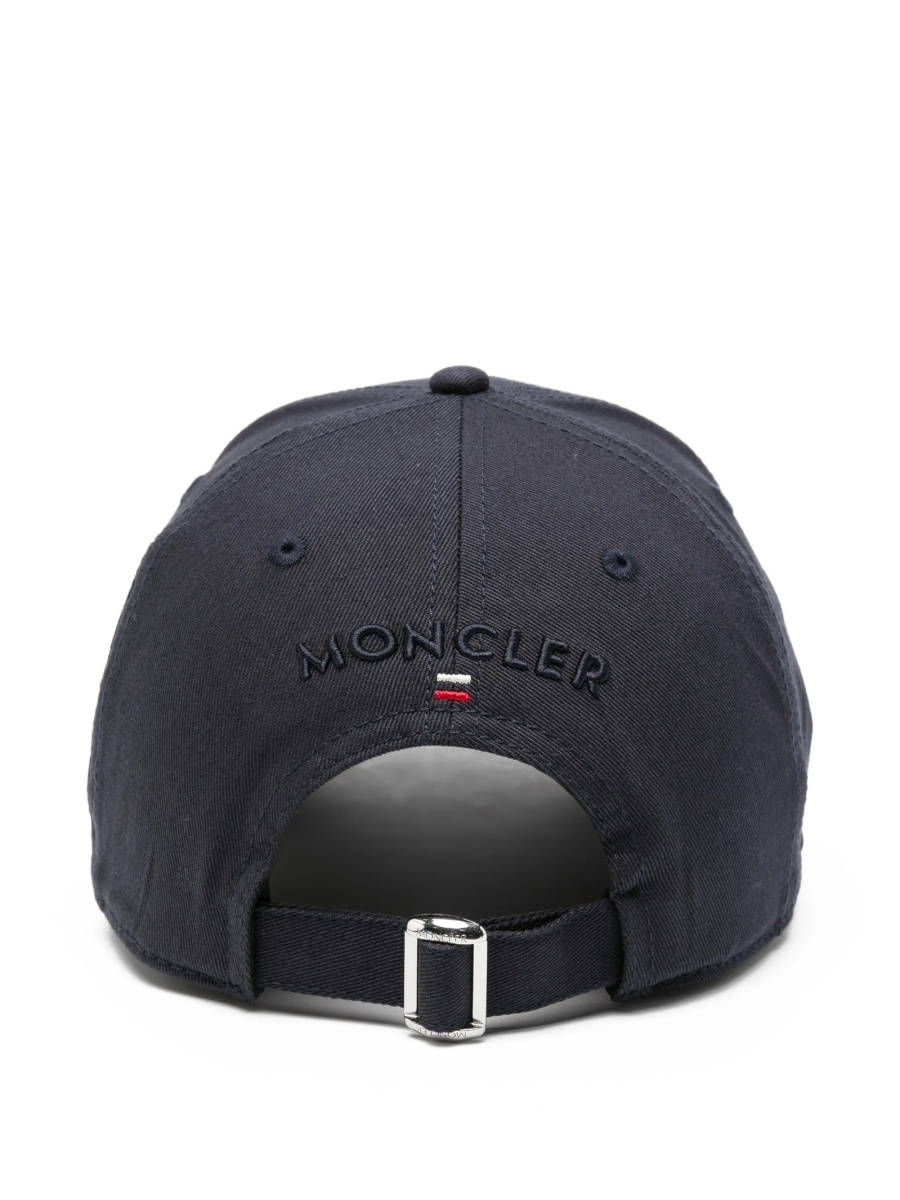 Sapca Moncler albastra din bumbac - Img 2