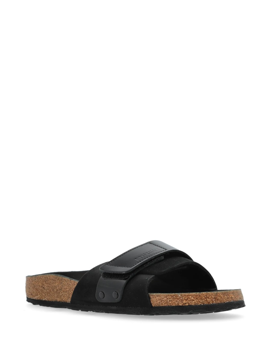 Slapi Birkenstock negri din piele - Img 2