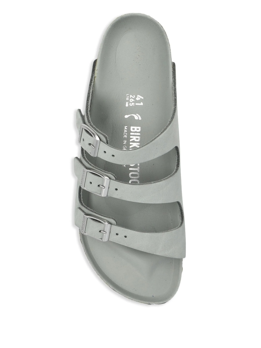Slapi Birkenstock verzi din piele - Img 4