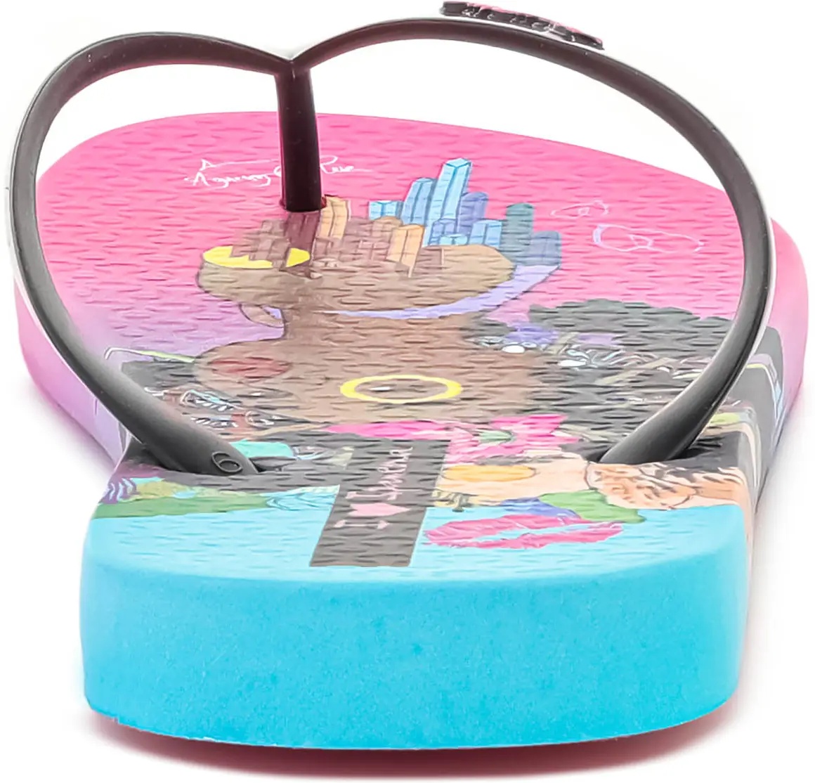 Slapi GRAFFITI V FEM PINK/BLACK/BLUE - Img 5