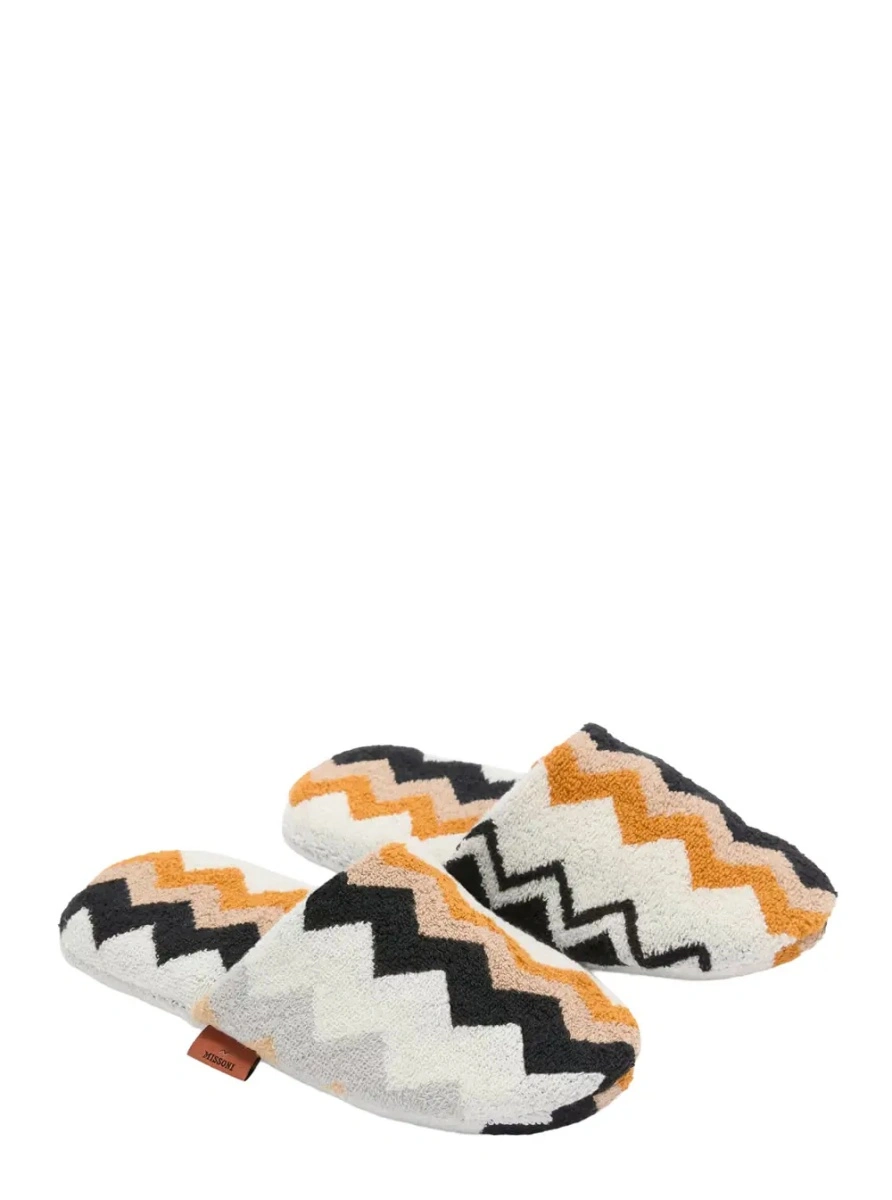 Slapi MISSONI BEACHWEAR HOME multicolor din bumbac - Img 2