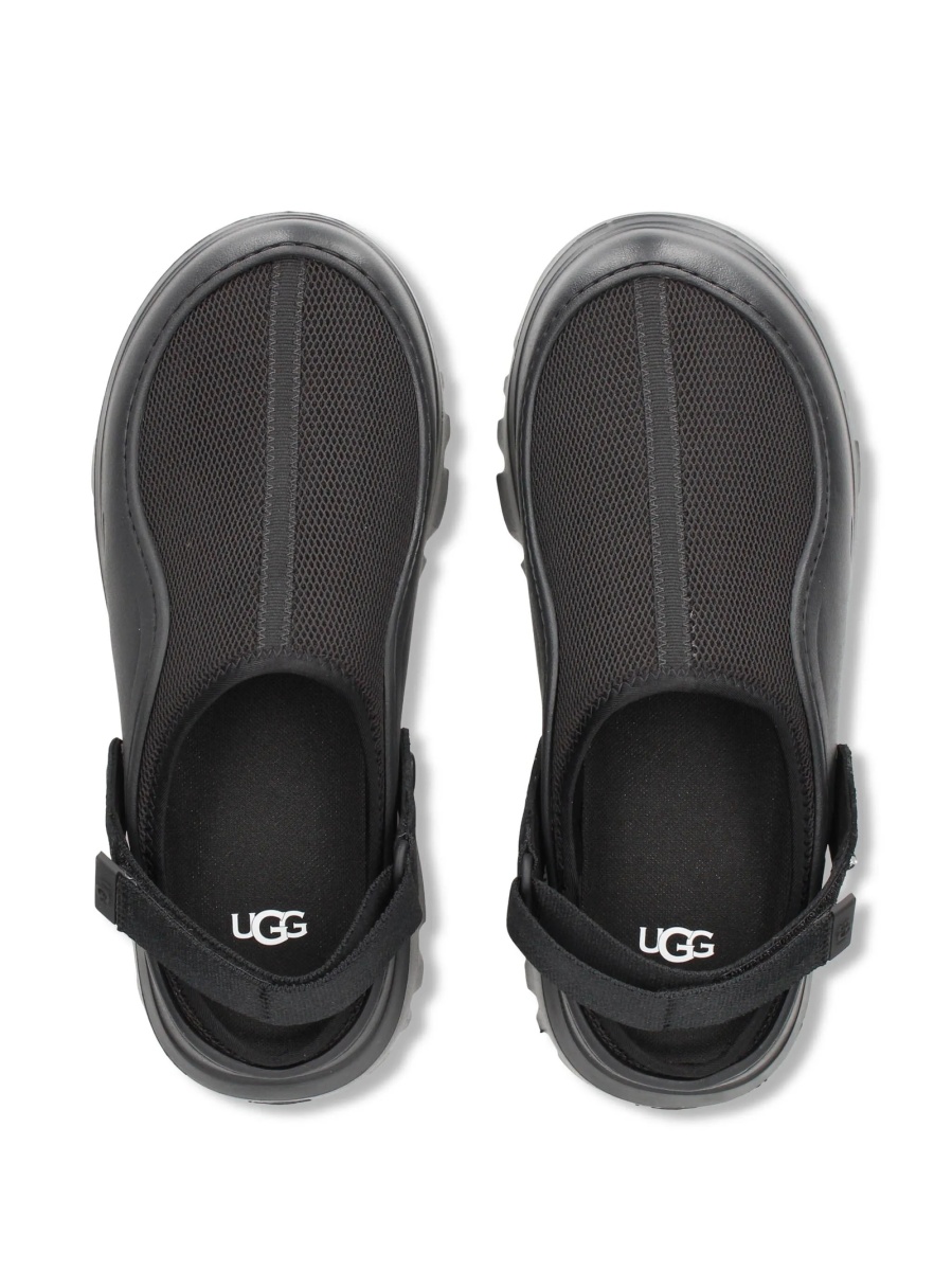 Slapi UGG negri din poliuretan si polyester - Img 4
