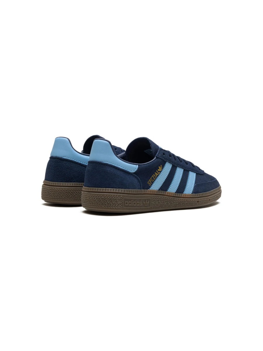 Sneakers adidas Originals albastri din poliuretan si piele intoarsa - Img 3