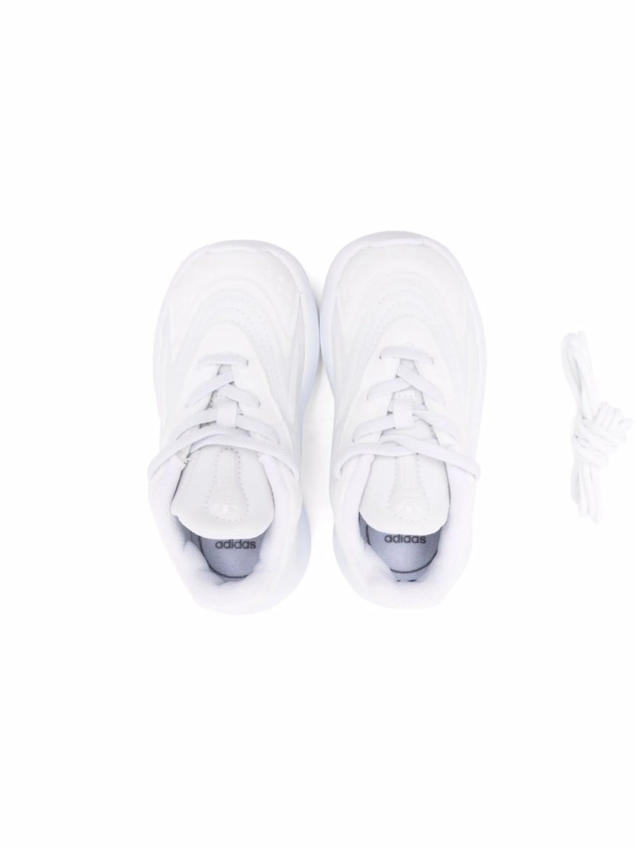 Sneakers adidas Originals albi din material textil - Img 3