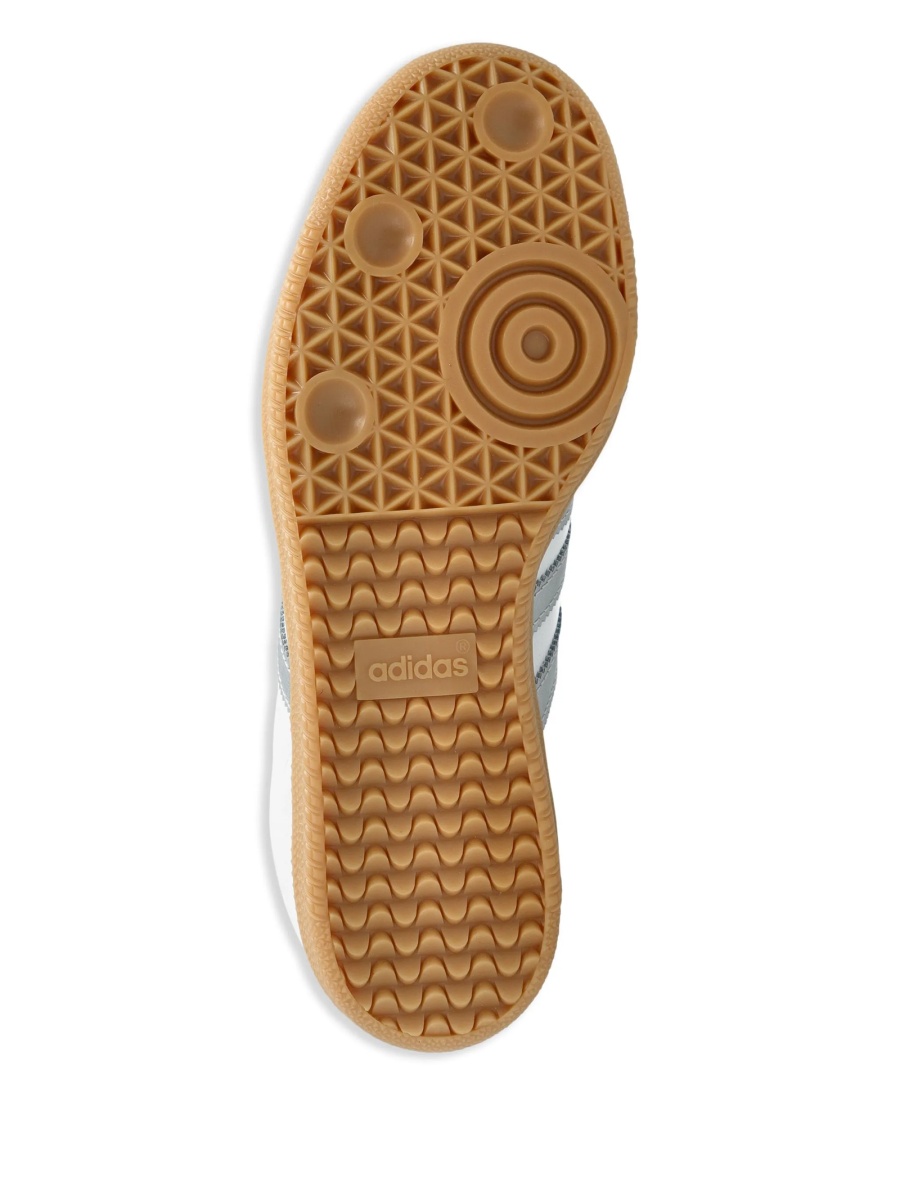 Sneakers adidas Originals samba albi din piele - Img 5