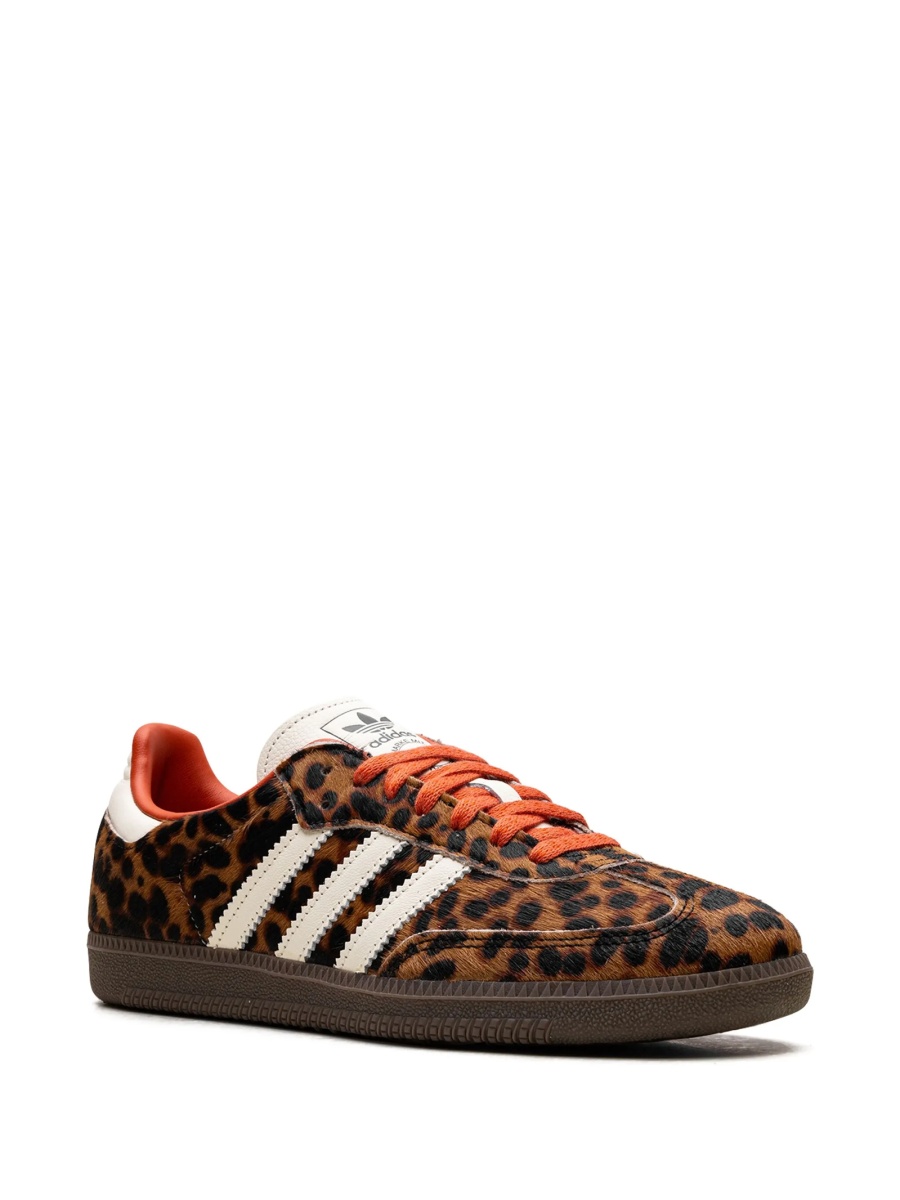 Sneakers adidas Originals samba maro din piele si blana - Img 2