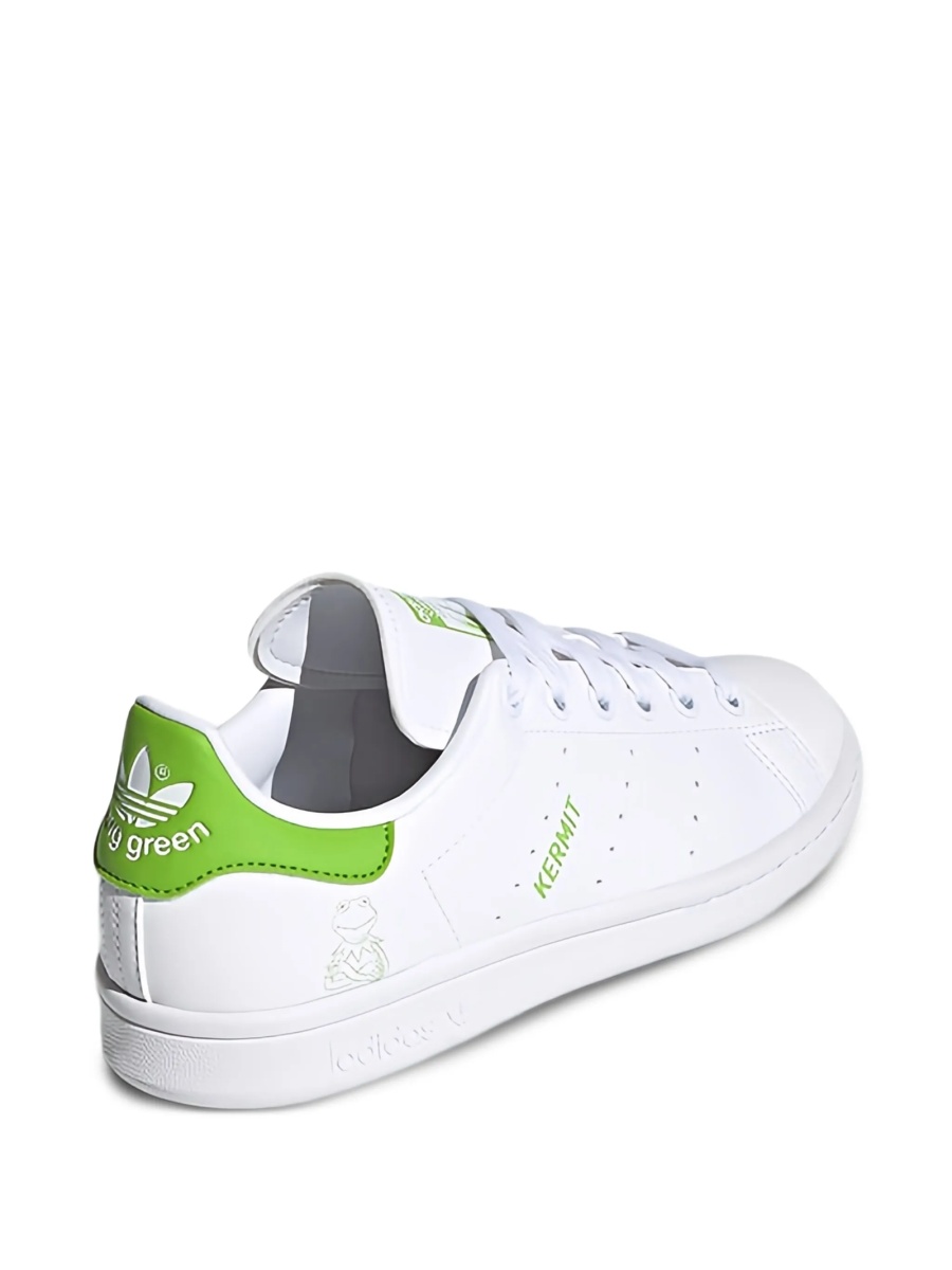 Sneakers adidas Originals stan smith albi din piele - Img 3