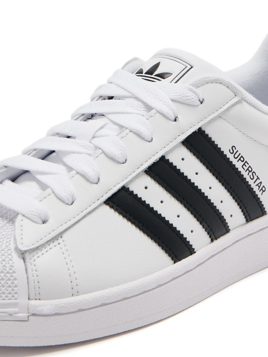Sneakers adidas Originals superstar albi din piele - Img 4