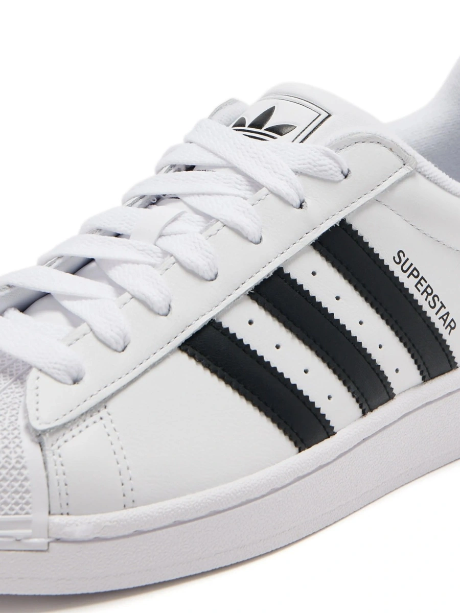 Sneakers adidas Originals superstar albi din piele - Img 4