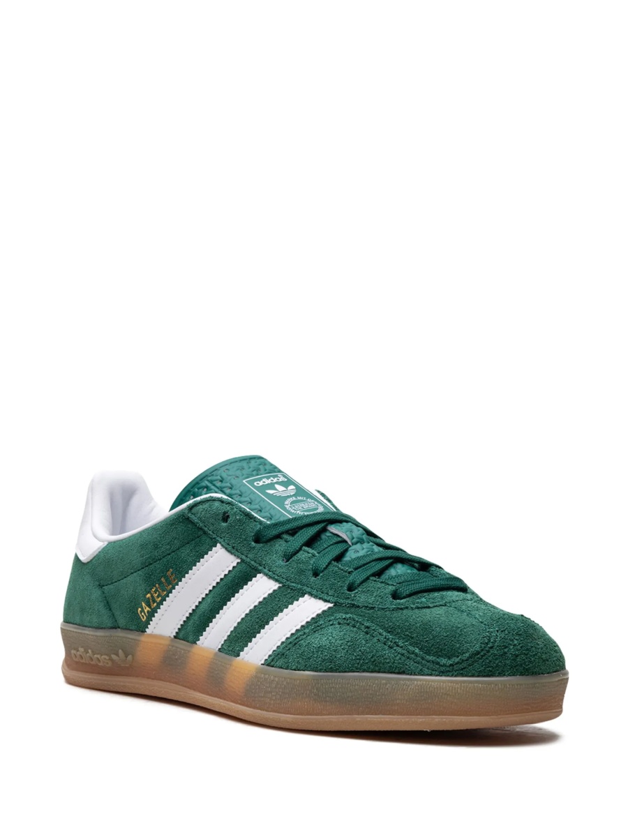 Sneakers adidas Originals verzi din piele intoarsa - Img 2