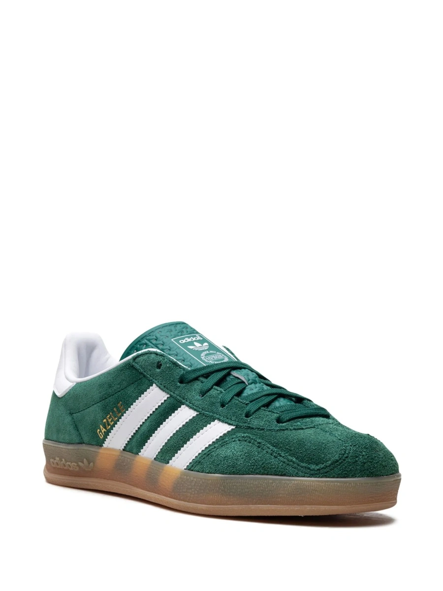 Sneakers adidas Originals verzi din piele intoarsa - Img 2