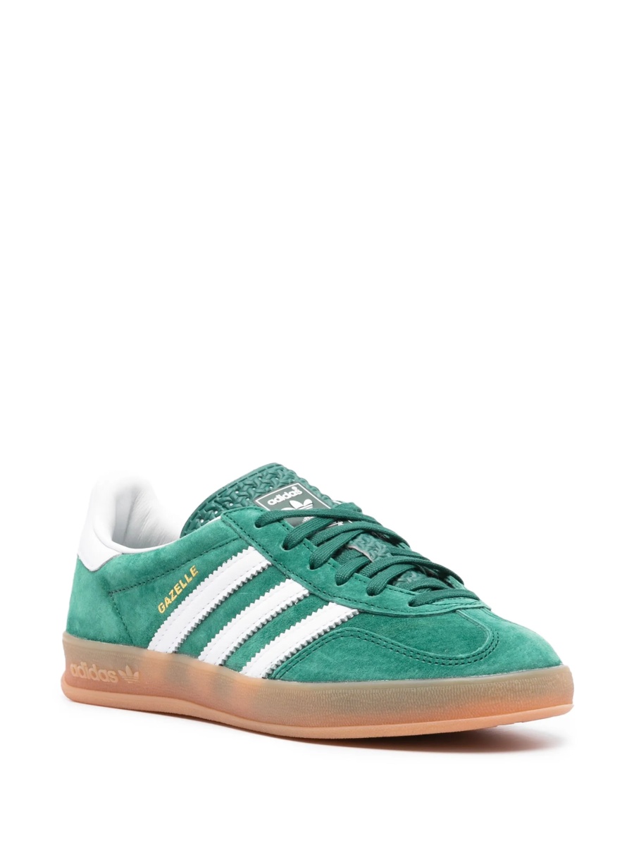 Sneakers adidas Originals verzi din piele intoarsa - Img 2
