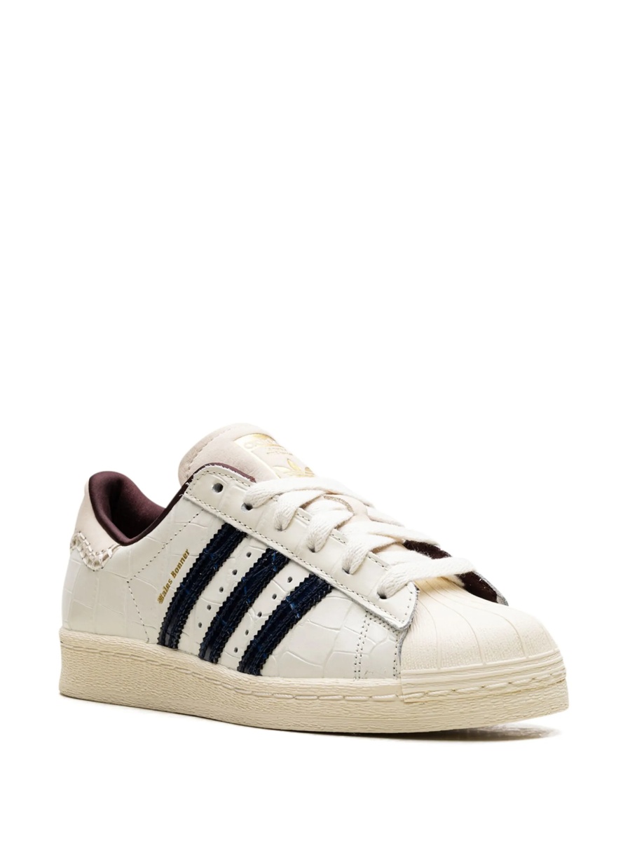 Sneakers adidas superstar albi din piele - Img 2