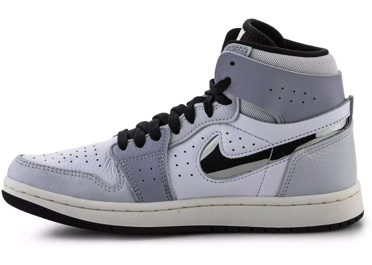 Sneakers Air Jordan 1 Zoom CMFT 2 Wmns White/Metallic Silver/Black - Img 4