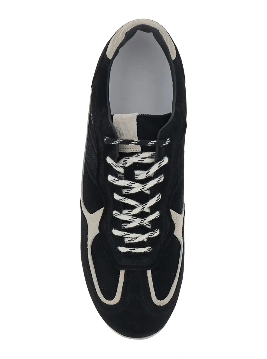 Sneakers Alohas negri din piele intoarsa - Img 4